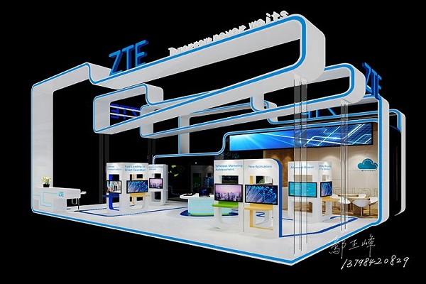 中兴科技 ZTE欧洲展厅SI设计